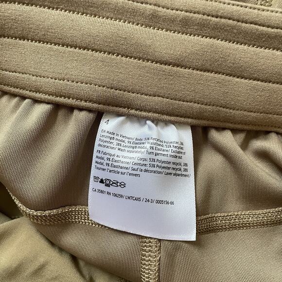 Lululemon Softstreme High Rise Shorts 4” Modal Pull On Filbert Tan Women’s 4 - Picture 5 of 10